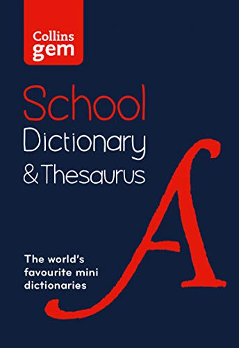 Collins Gem School Dictionary & Thesaurus Size 11
