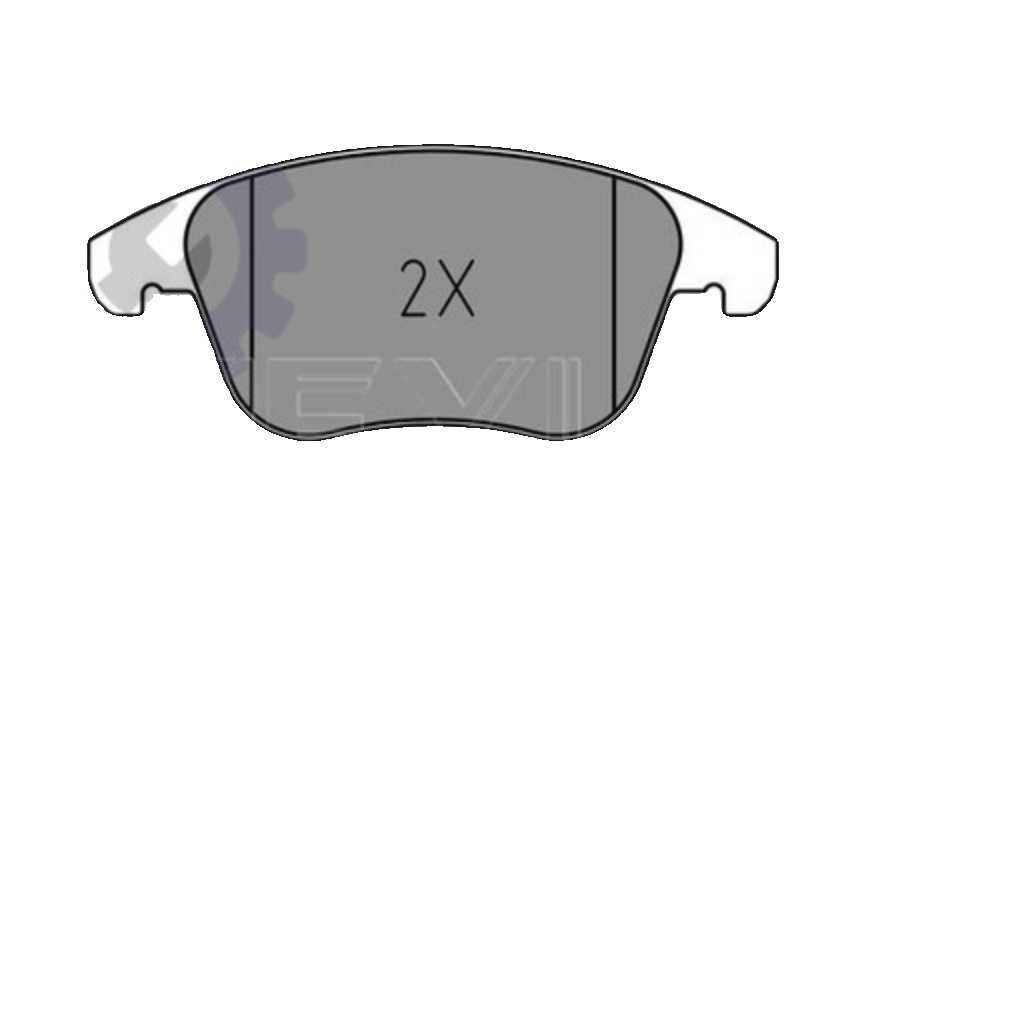 Front MEYLE GERMANY 025 222 6920 Brake Pad Set, disc brake for FORD