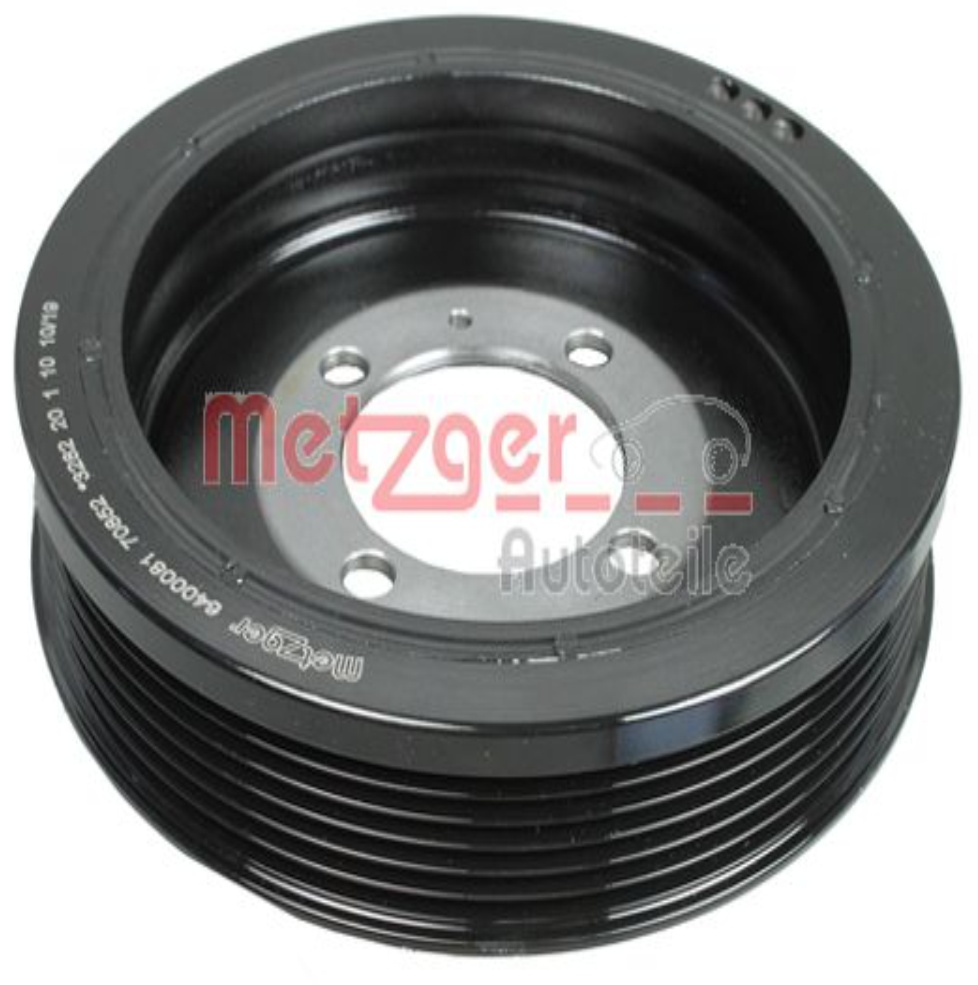 Original METZGER Crankshaft Pulley 6400081 For Chevrolet Opel