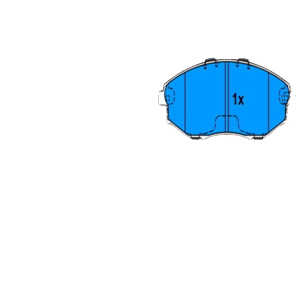 ATE 13.0460-5694.2 Brake Pad Set, disc brake for CHEVROLET,DAEWOO