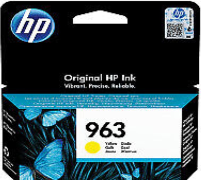 HP 963 Yellow Original Ink Cartridge for HP OfficeJet Pro 9012e All-in-One Print