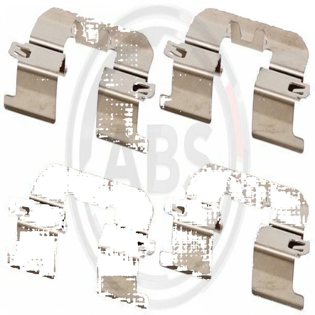 A.B.S. 0100Q Accessory Kit, disc brake pad for KIA