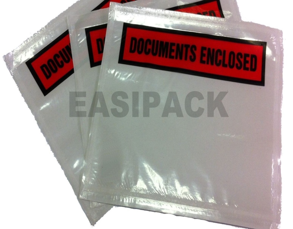 1000 Document Enclosed Envelopes Wallets - A7 size (Printed)