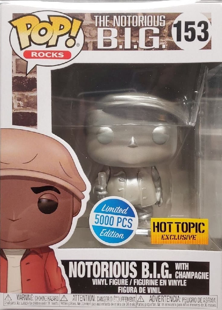 Funko Pop! Rocks: The Notorious B.I.G. with Champagne (Limited Edition 5000 Pcs)