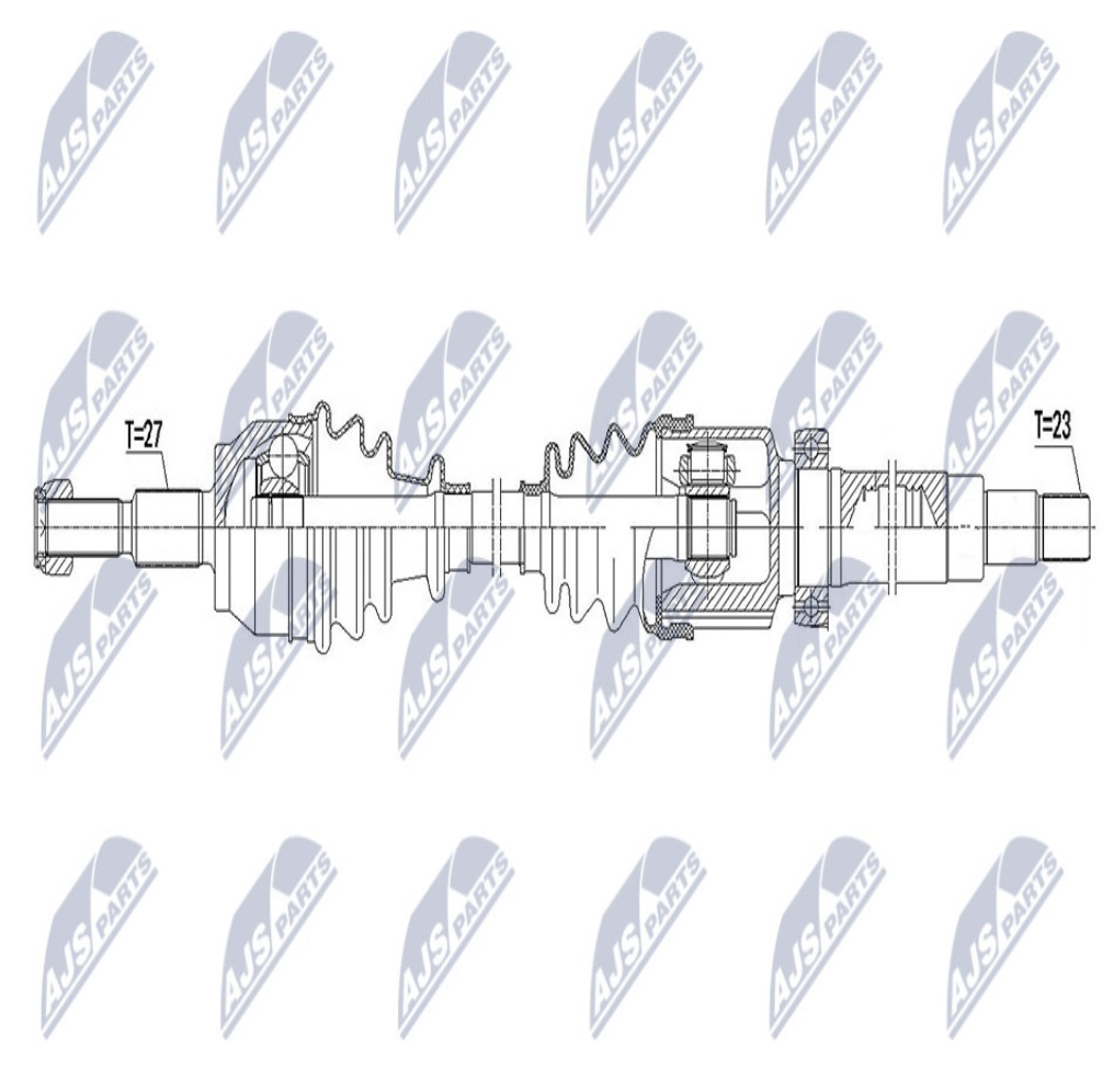 N.T.Y. NPW-FR-111.NTY Drive Shaft for FORD - Image 4