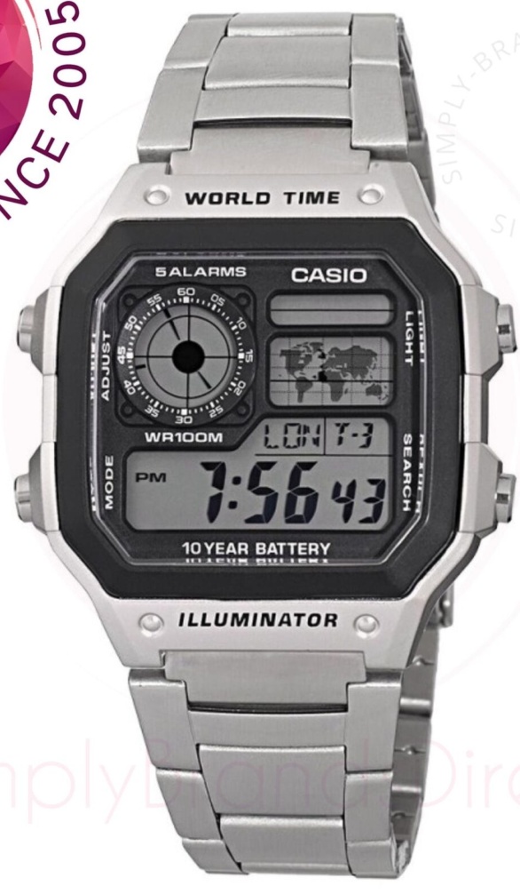 CASIO AE-1200WHD-1AVEF⎪AE-1200WHD-1A⎪Original⎪CASIO Collection Men⎪CASIO ROYALE