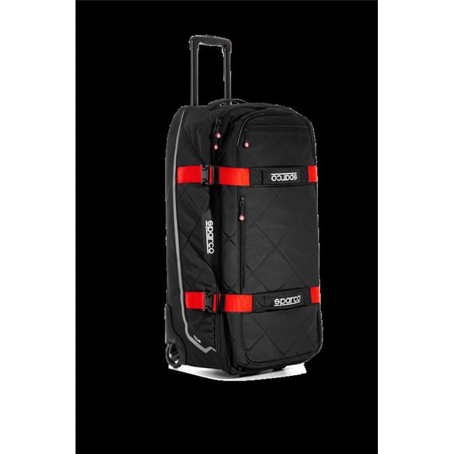 Sparco Tour Kit Bag, 142 Litre Capacity – Black/Red
