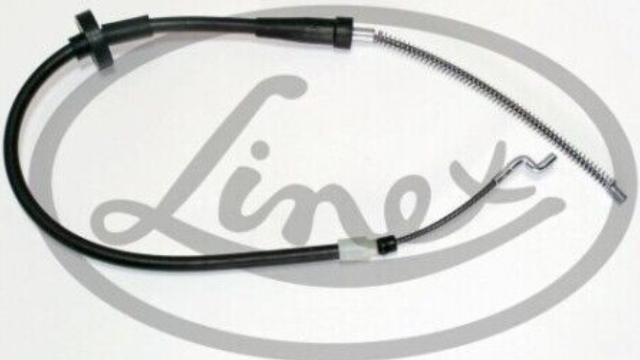 Handbrake cable Right 47.01.38 LINEX for VW TRANSPORTER / CARAVELLE Mk IV Bus
