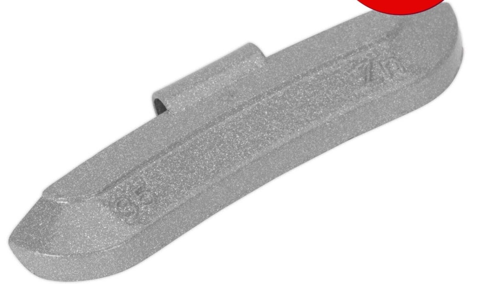 Sealey WWSH35 Zinc Plated Hammer-On Wheel Weight for Steel Wheels 35g - Pa