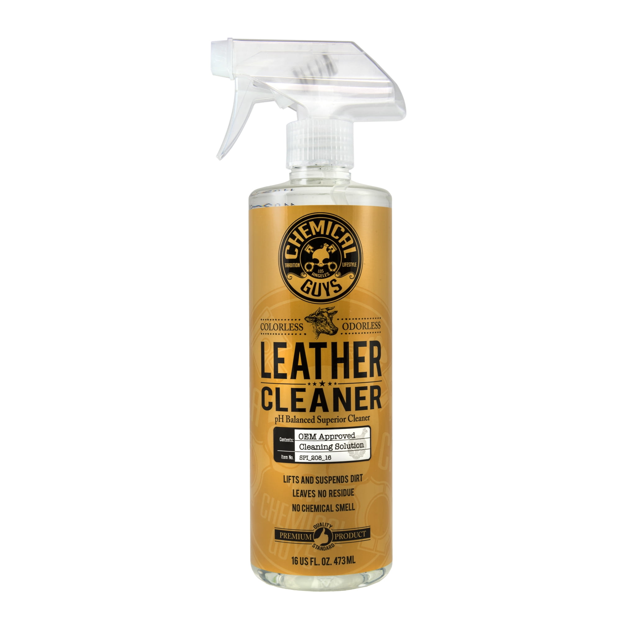 Chemical Guys Leather Cleaner Colourless & Odourless Super Cleaner - 500ml - Image 3