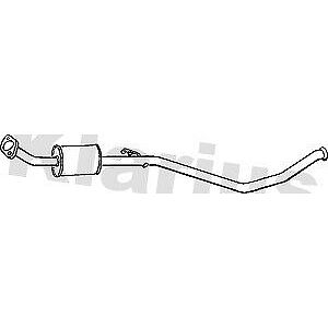 Klarius box with centre pipe fits Citroën 307 307 cc 1.6 01> PG637K