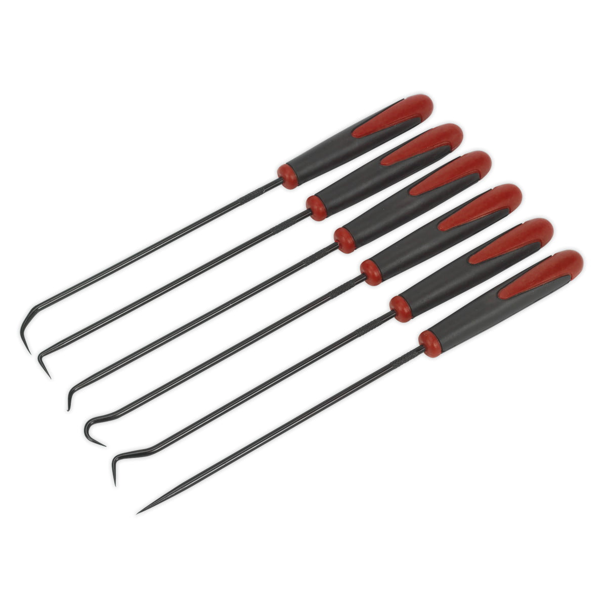Sealey Hook and Pick Set Extra Long 6pc O-Ring Remover Removal Pin Clip Picking