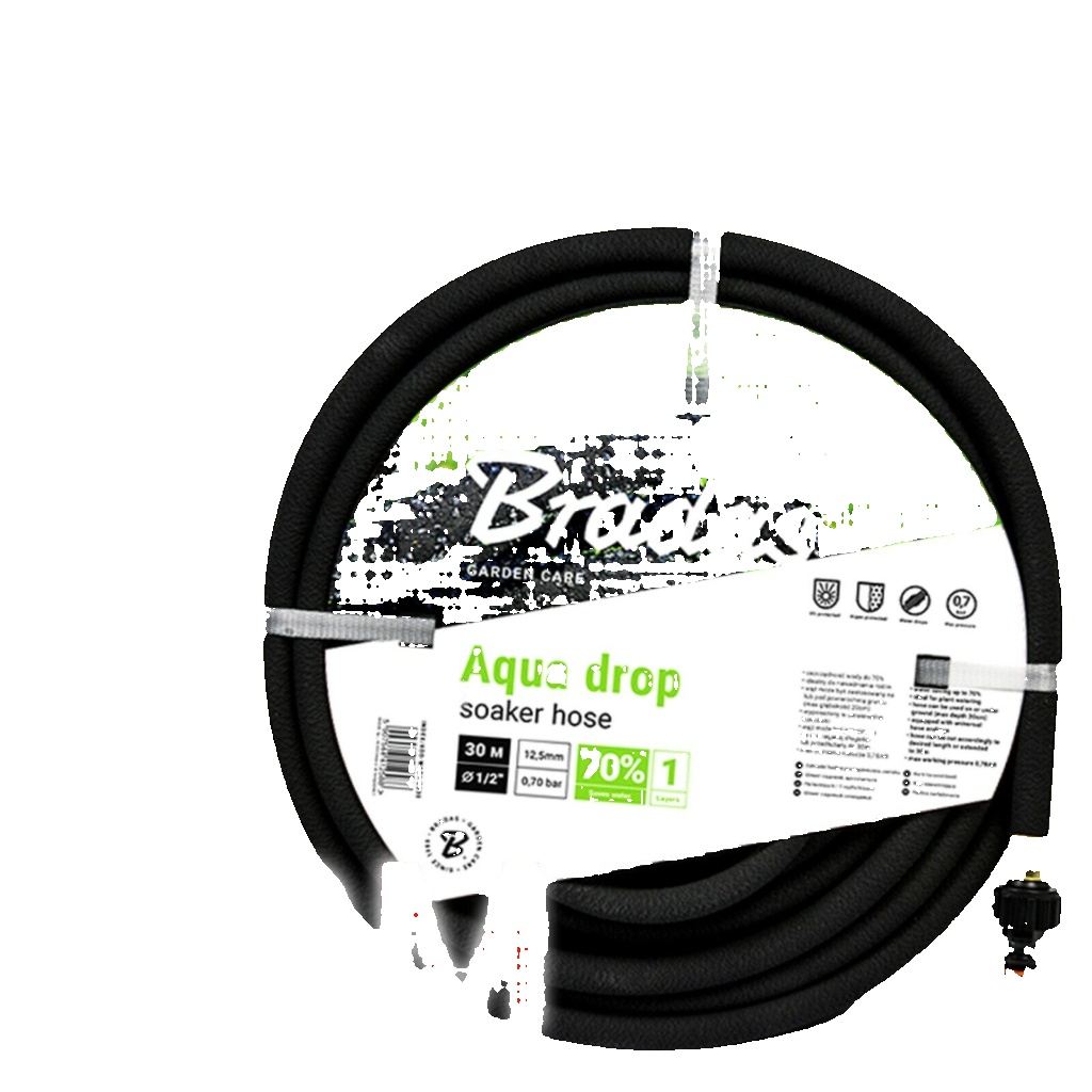 Set 100m _ POROUS PIPE Soaker Hose Leaky Irrigation System + Pressure Regulator