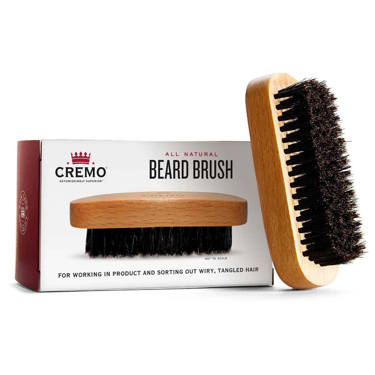 Cremo , All Natural Beard Brush, 1 Brush
