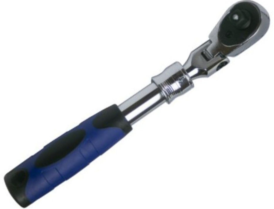 US PRO 3/8"" Flexi Flexible Extendable Socket Ratchet 72t 5162