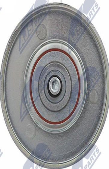 NTY RNK-VV-013 Deflection/Guide Pulley, V-ribbed belt for VOLVO