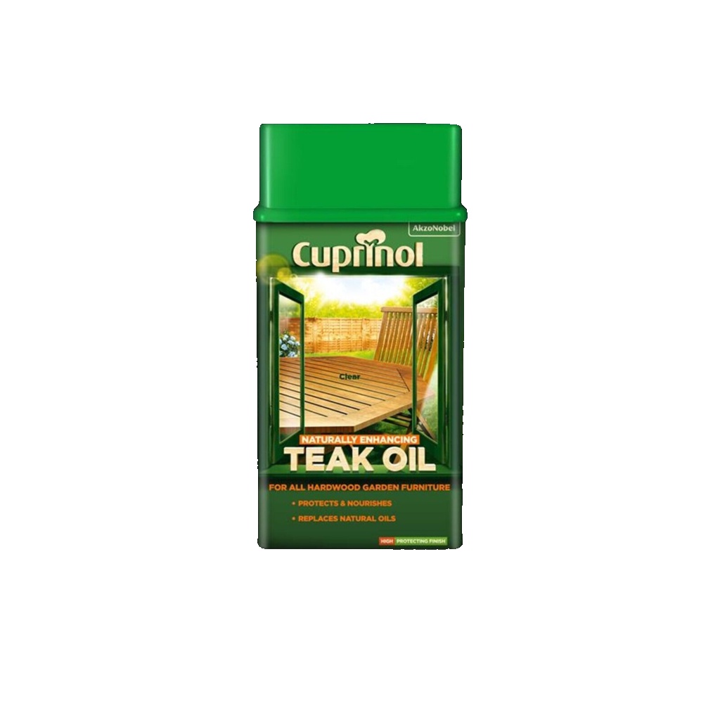 Cuprinol Garden Furniture Teak Oil - Clear - 1L