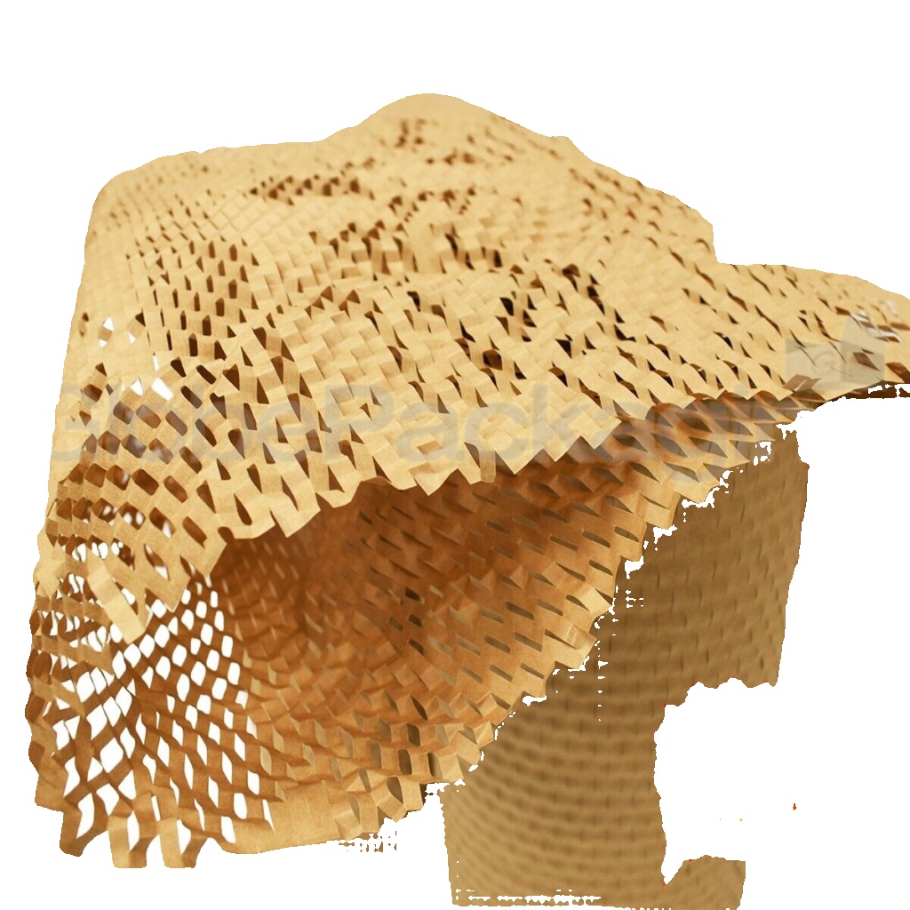 400mm x 250M x 3 ROLLS OF HONEYCOMB PAPER WRAP HIVE PAPER KRAFT PROTECTION GIFTS