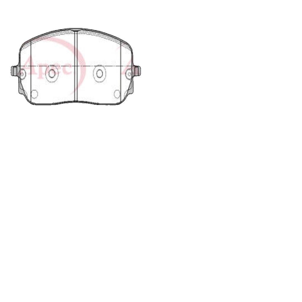 Brake Pads Set Front Apec PAD2633 00042002 0004200204 0004203303 A00042002
