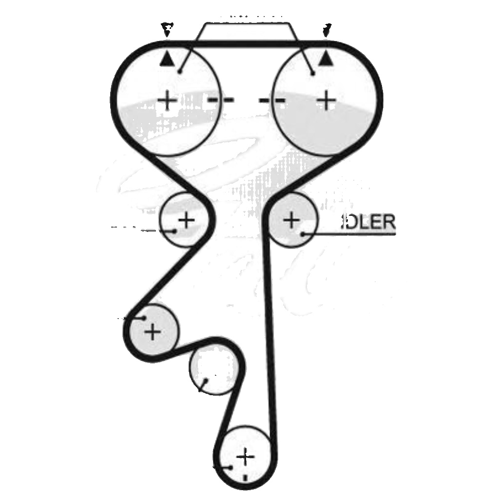 Timing Belt fits DAEWOO LACETTI KLAN 1.8 04 to 08 T18SED Gates 92063917 92066312 - Image 18