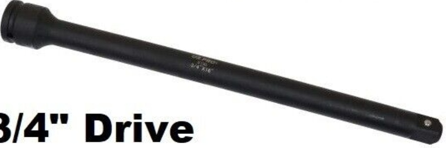 IMPACT SOCKET EXTENSION BAR 3/4"" Drive Long Length 400mm (16"") by US PRO TOOLS