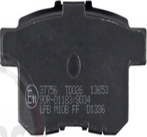 Brake pads 37756 A.B.S. for HONDA ACCORD VIII ACCORD VIII Estate
