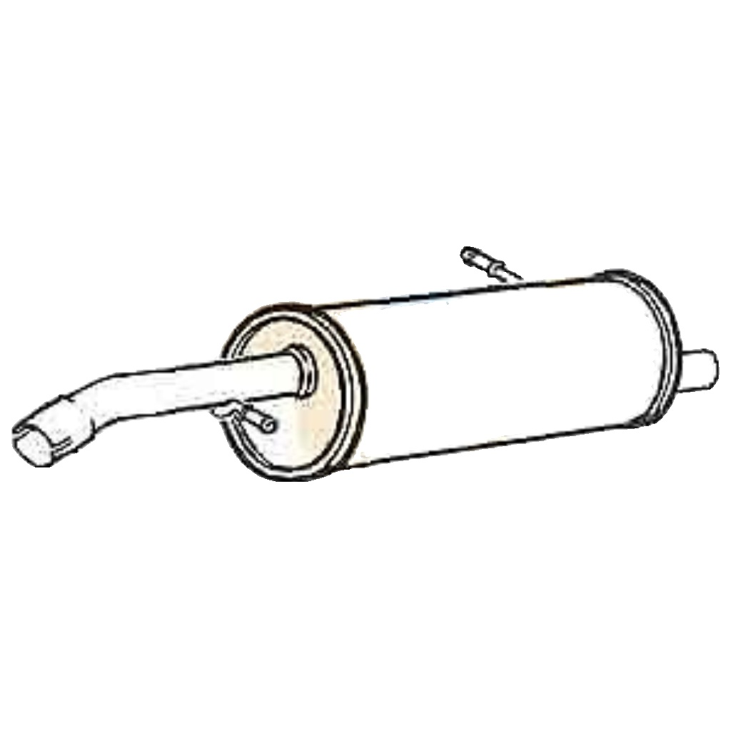 Klarius box & tail pipe fits Citroën 1007 c2 c3 c3 pluriel 1.402-11 CN499H