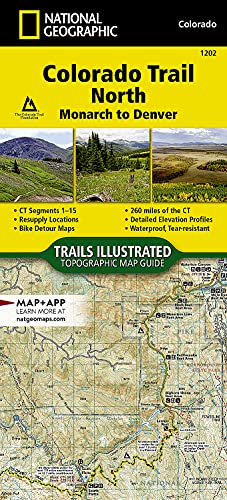 Colorado Trail North  Trails illustrated map  National Geographic