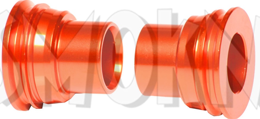Free Shipping RFX Pro Series Rear Wheel Spacers - Orange For Motorcycle