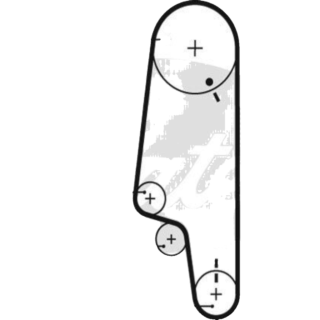 GATES K015427XS Timing Belt Set for SEAT,VW