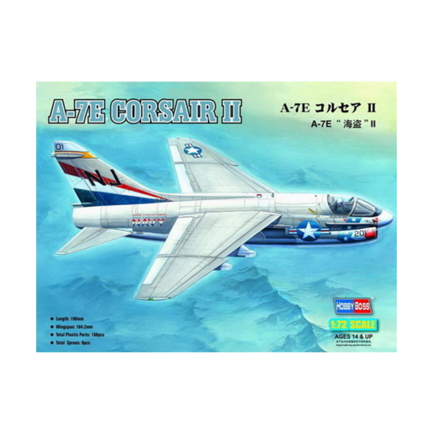 Hobbyboss Hbb87204 - 1:72 - A-7E Corsair Ii Size 1