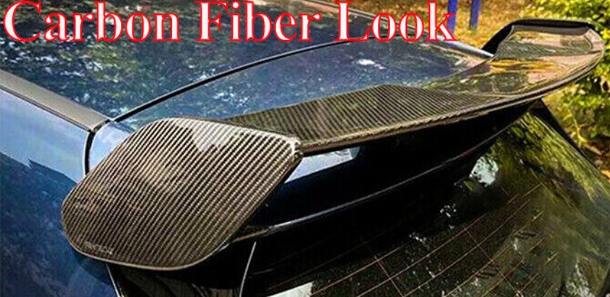 For Mercedes 'AMG A45 Style Look' A Class A35 W177 Carbon Look Boot Roof Spoiler