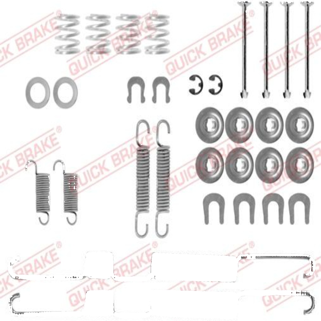 Rear QUICK BRAKE 105-0698 Accessory Kit, brake shoes for TOYOTA,VW