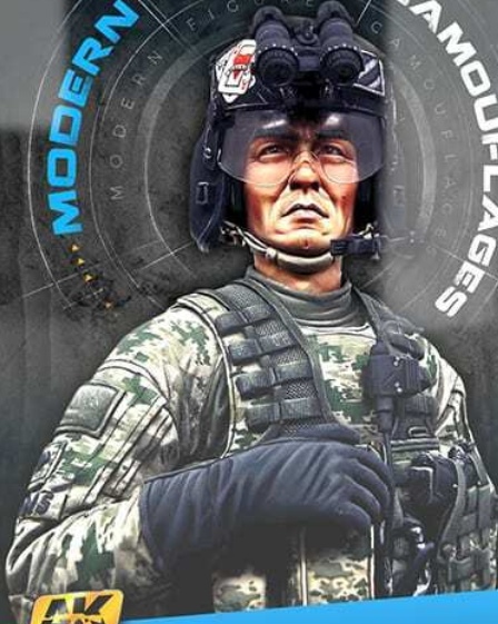 AK Interactive 00247 - - Learning Guide 8 - Modern Figures / Camouflaging