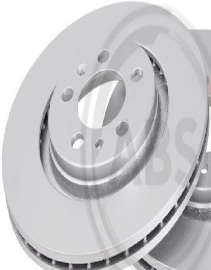 2X Original A.B.S. Brake Disc 16881 For Audi Seat Skoda VW