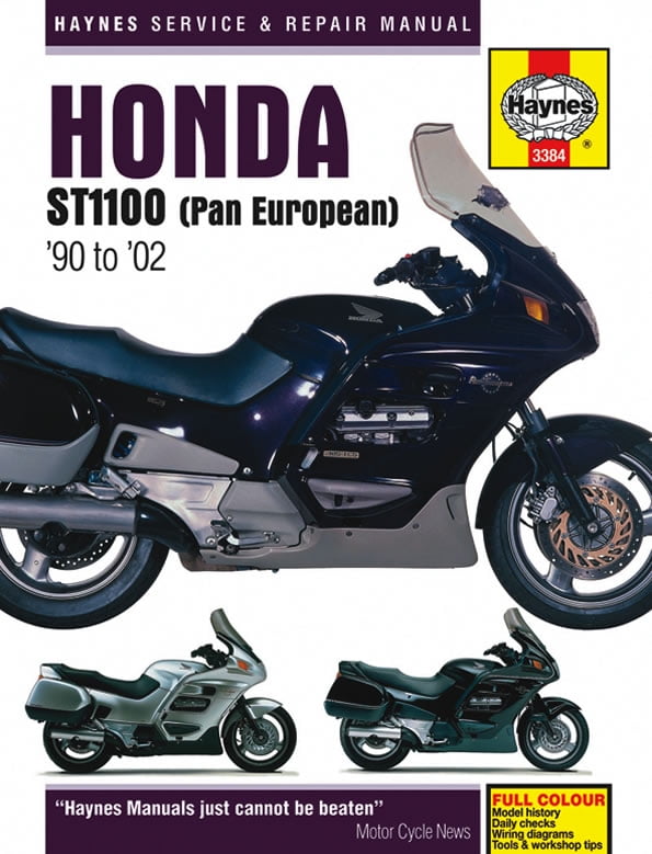 Honda ST1100 Pan European V–Fours (90 – 02) Haynes Repair Manual Haynes