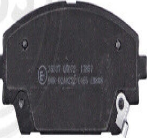 35327 A.B.S. Brake Pad Set, disc brake for MAZDA