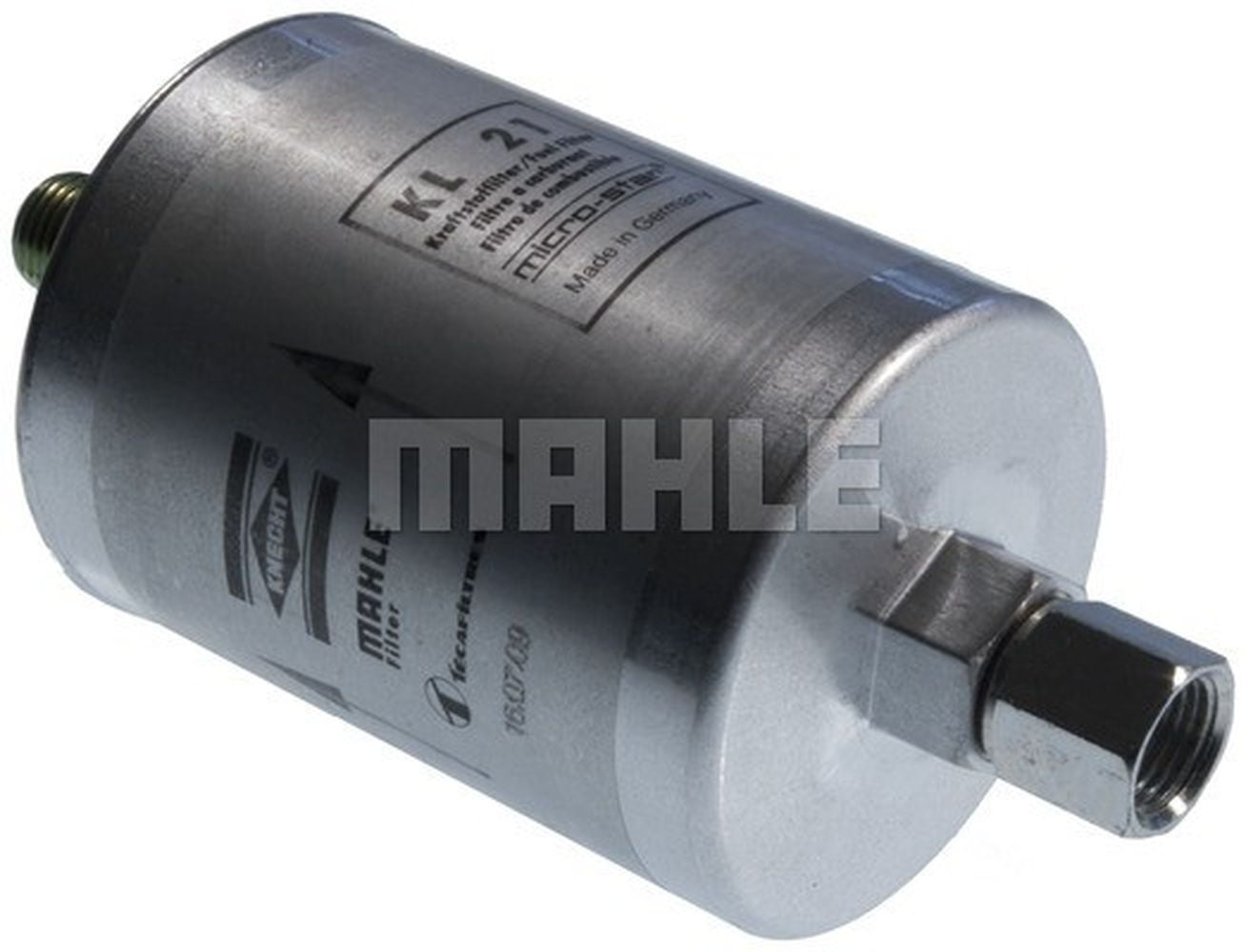 Porsche 911 944 924S 928 engine inline fuel filter - KL21 - OEM Mahle