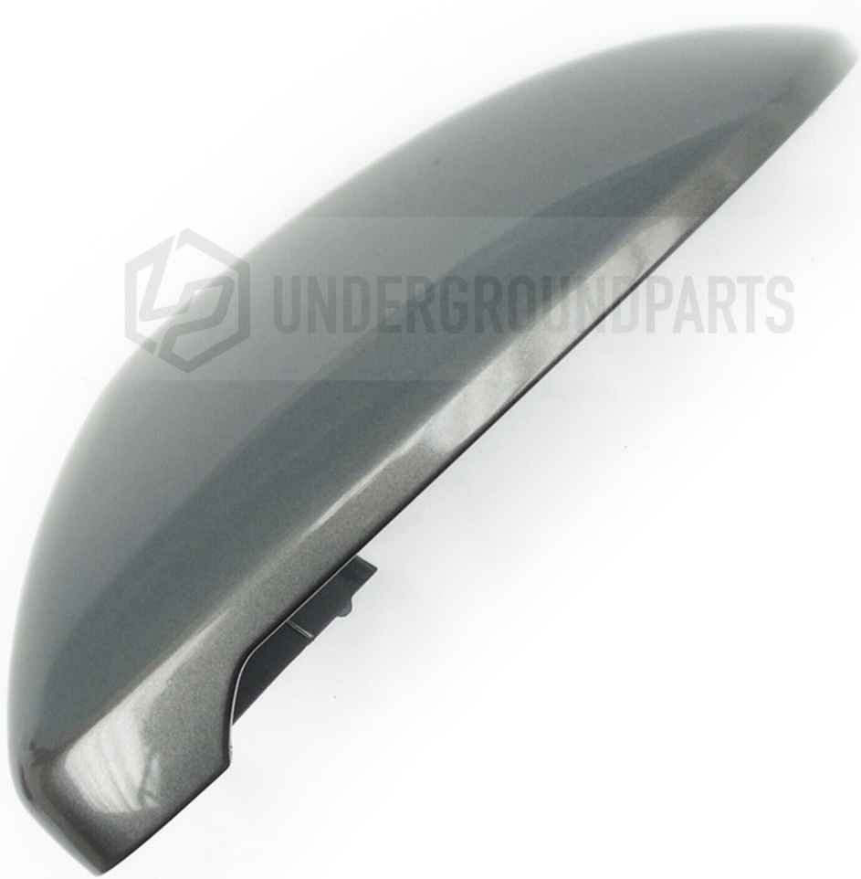 VW GOLF MK7 DOOR WING MIRROR COVER CAP CASING LEFT SIDE PASSENGER INDIUM GREY