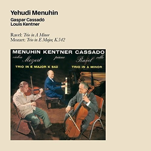 Yehudi Menuhin Ravel: Trio In A Minor. Mozart: Trio In E Major. K.542 CD New 843