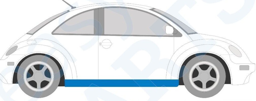 VOLKSWAGEN NEW BEETLE 1998-2005 FULL SILL REPAIR PANEL / RIGHT RH
