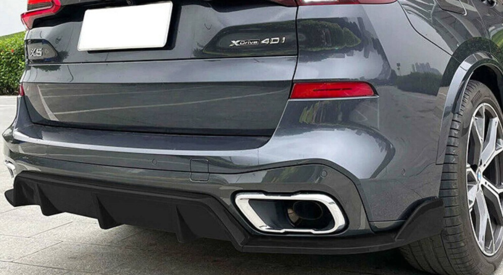 Fits BMW X5 G05 Rear Bumper Diffuser Spoiler Gloss Black New