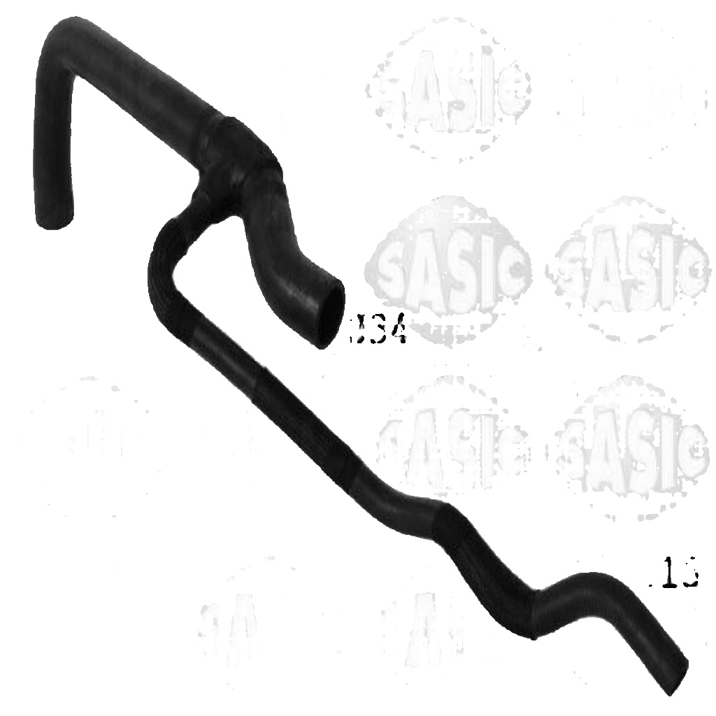 Upper SASIC 3400057 Radiator Hose for CITROËN,PEUGEOT