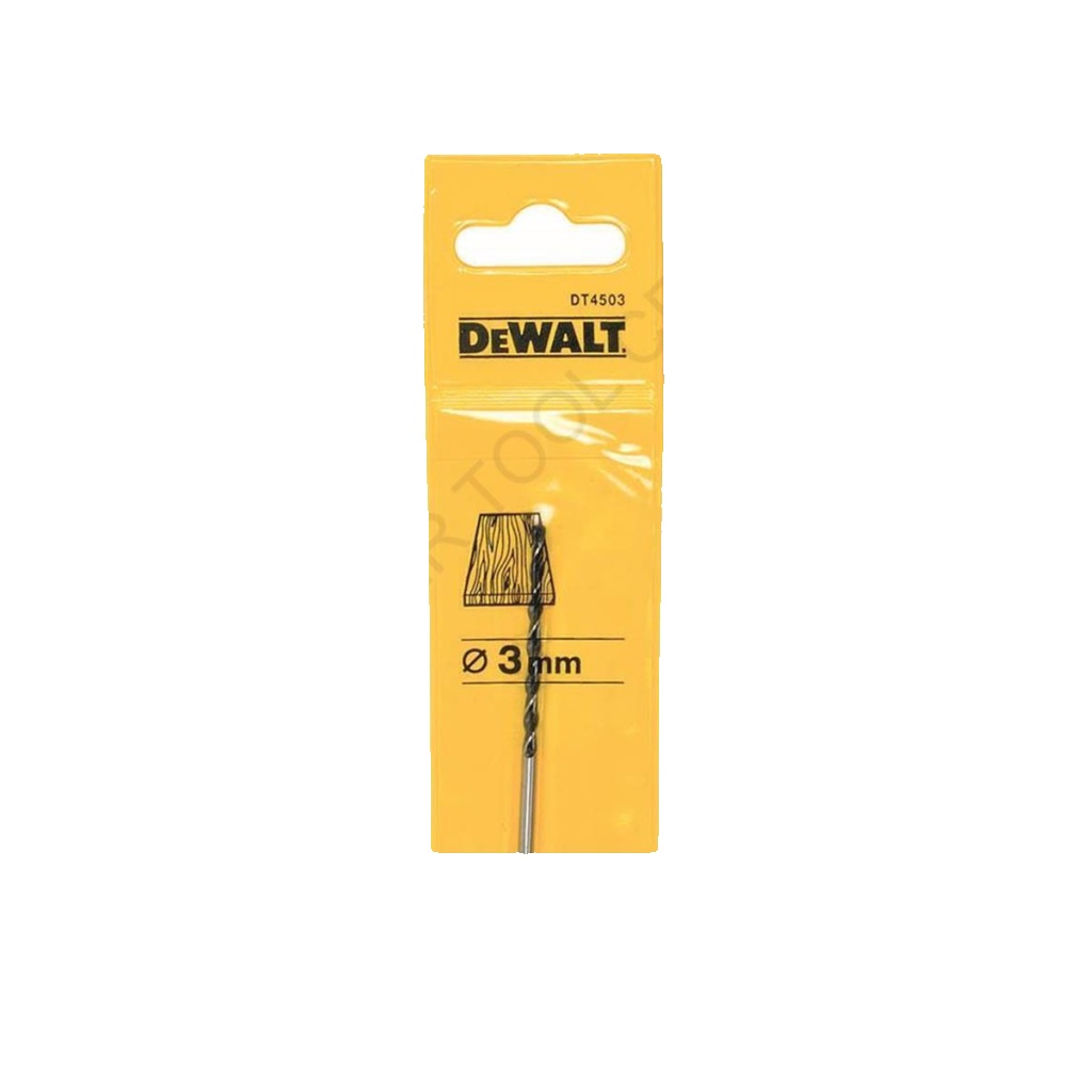 DeWalt Genuine DT4503 Brad Point Wood Drill Bit 3mm x 70mm For Cordless Drills