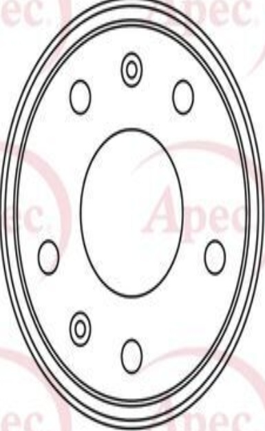 Braking System Brake Disc APEC DSK2120 Front Vented Fits Land Rover Freelander