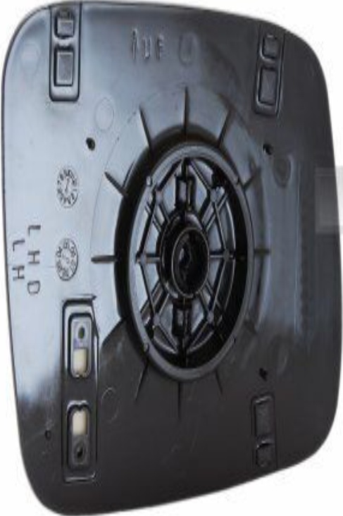 Left TYC 337-0084-1 Mirror Glass, outside mirror for VW