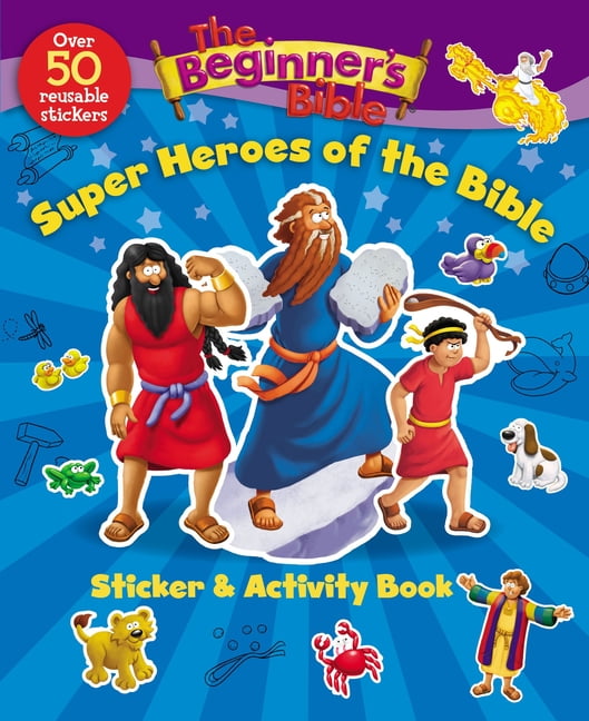 The Beginner's Bible Super Heroes of the Bible Sticker and Activity Book - Image 2