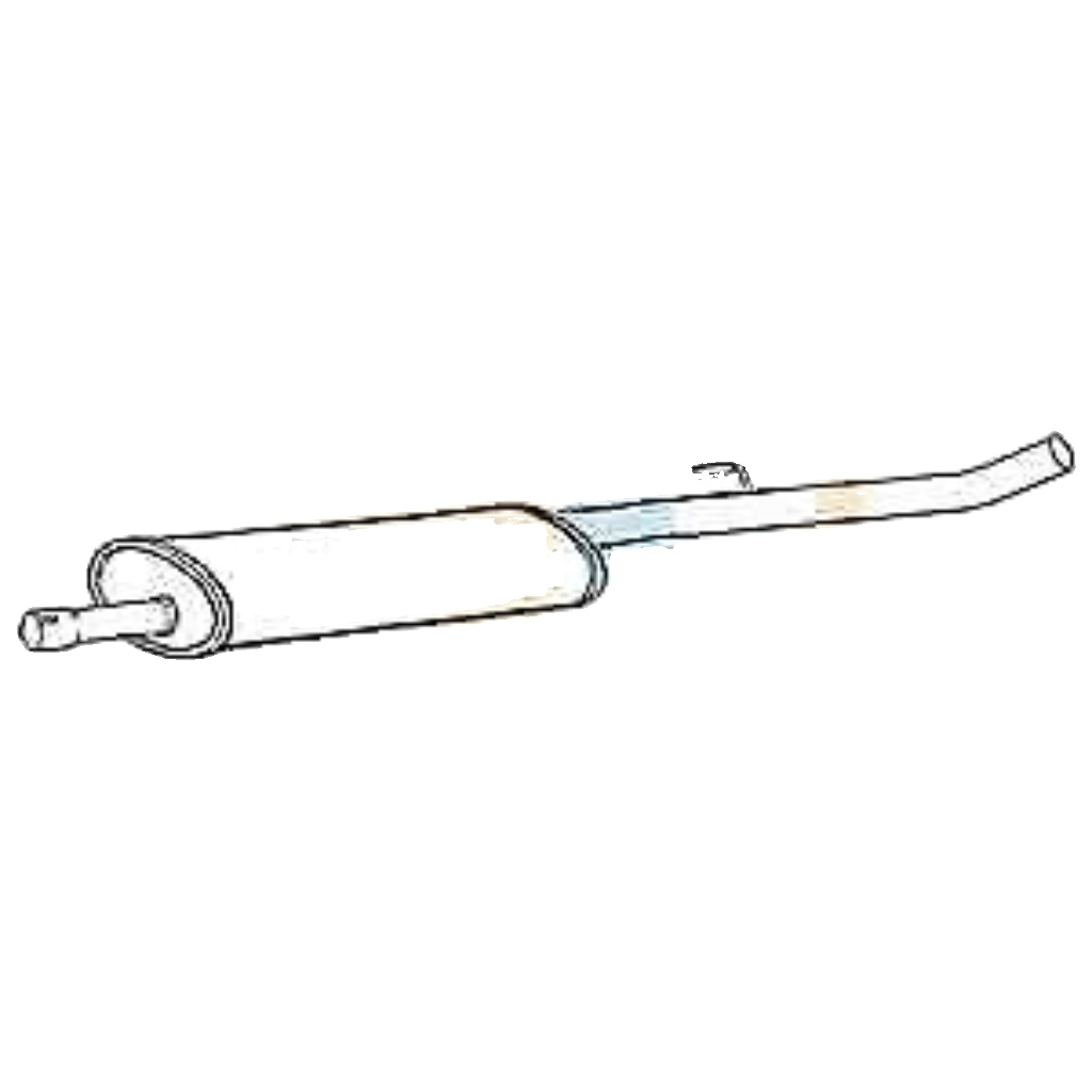 Klarius box & centre pipe fits Citroën dispatch expert scudo 2.000> CN554C