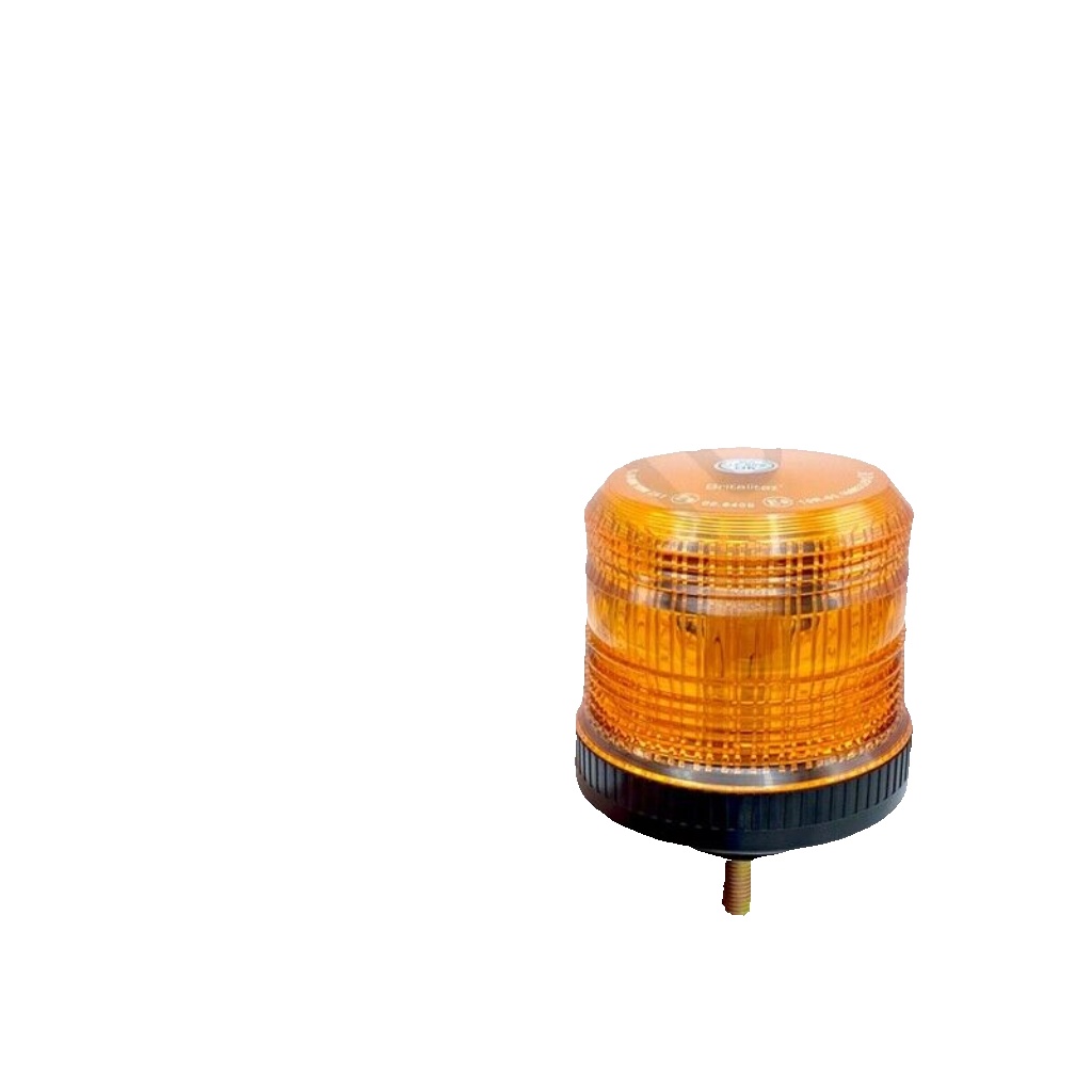 2 X R65 APPROVED 1-BOLT MOUNT BEACON 10-80V AMBER LED FLASHING STROBE BEACON