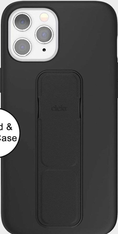 CLCKR Case with Phone Grip and Expanding Stand For iPhone 12 Pro Max Classic